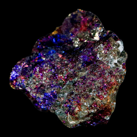 2" Chalcopyrite Bornite Brilliant Multicolored Peacock Ore Chihuahua Mexico - Fossil Age Minerals