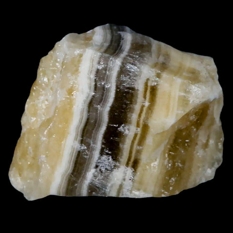 1.7" Natural Rough Zebra Calcite Crystal Mineral Specimen Nuevo Leon Mexico - Fossil Age Minerals