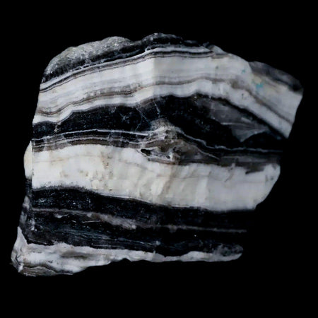 2.1" Natural Rough Zebra Calcite Crystal Mineral Specimen Nuevo Leon Mexico