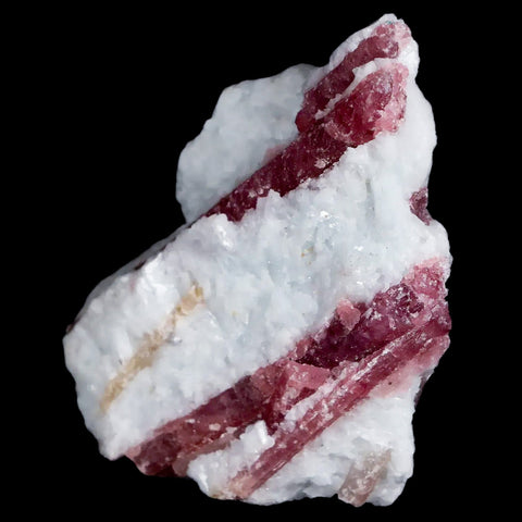 2.9" Natural Rough Pink Tourmaline on Crystal Quartz Mineral Specimen Brazil - Fossil Age Minerals