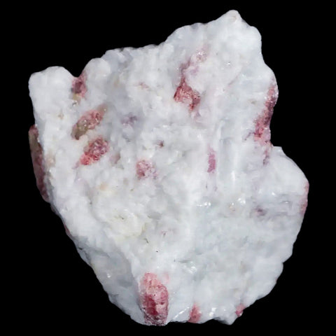 2.7" Natural Rough Pink Tourmaline on Crystal Quartz Mineral Specimen Brazil - Fossil Age Minerals