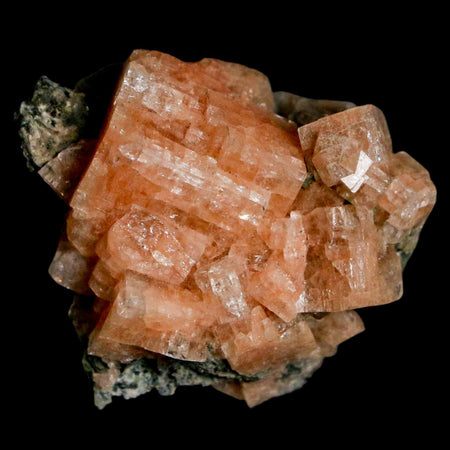 1.6" Orange Chabazite Zeolite Mineral Specimen Er Rachidia Province, Morocco