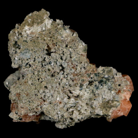 1.4" Orange Chabazite Zeolite Mineral Specimen Er Rachidia Province, Morocco - Fossil Age Minerals