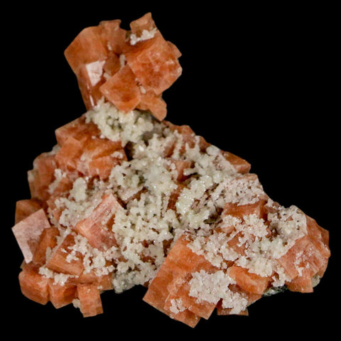 1.8" Orange Chabazite Zeolite Mineral Specimen Er Rachidia Province, Morocco - Fossil Age Minerals