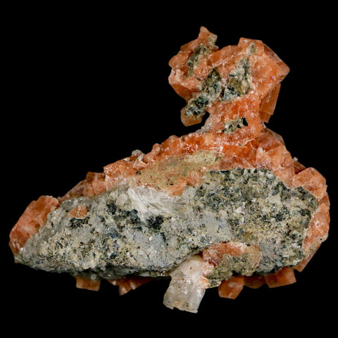 1.8" Orange Chabazite Zeolite Mineral Specimen Er Rachidia Province, Morocco - Fossil Age Minerals