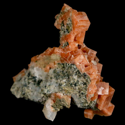 1.8" Orange Chabazite Zeolite Mineral Specimen Er Rachidia Province, Morocco - Fossil Age Minerals