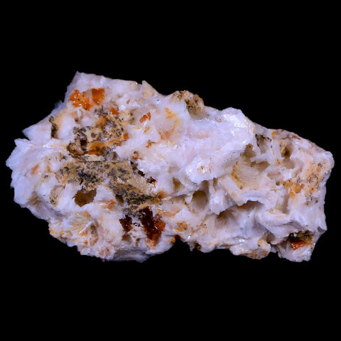 2.5" Sparkly Red Vanadinite Crystals White Barite Blades Mineral Mabladen Morocco - Fossil Age Minerals