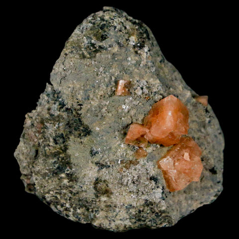 1.8" Orange Chabazite Zeolite Mineral Specimen Er Rachidia Province, Morocco