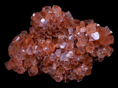 3.1" Red Aragonite Mineral Crystal Cluster Specimen Tazouta Morocco - Fossil Age Minerals