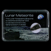 Moon Rock Lunar Meteorite Bechar 003 Algerian Sahara Desert Discovered 2022