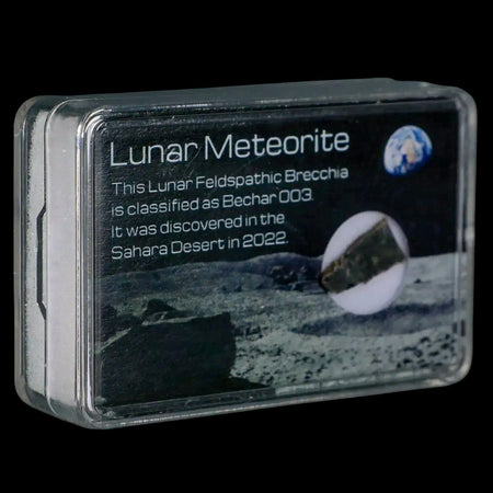 Moon Rock Lunar Meteorite Bechar 003 Algerian Sahara Desert Discovered 2022