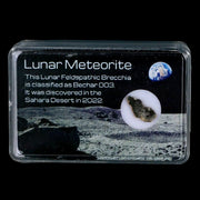 Moon Rock Lunar Meteorite Bechar 003 Algerian Sahara Desert Discovered 2022