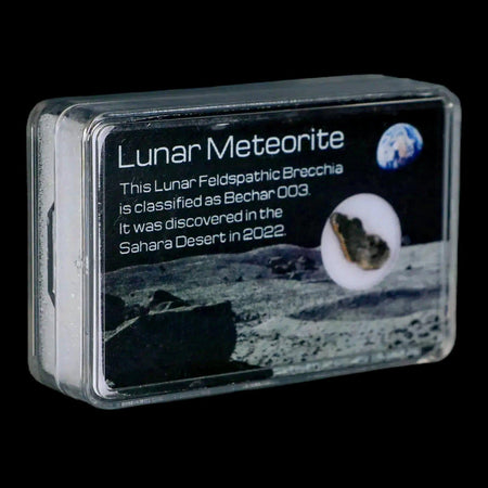 Moon Rock Lunar Meteorite Bechar 003 Algerian Sahara Desert Discovered 2022