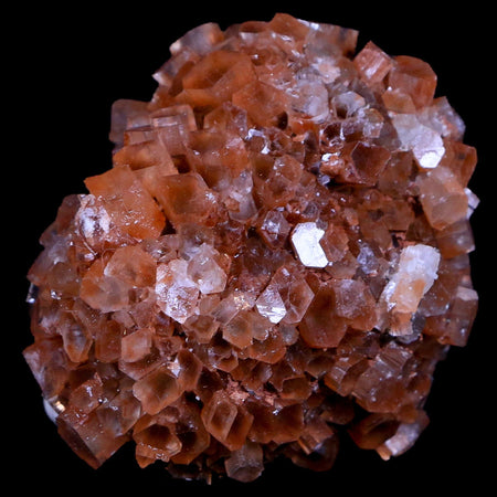2.9" Aragonite Mineral Two Tone Crystal Cluster Specimen Tazouta Morocco