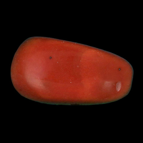 1.8" Natural Polished Red Silk Banded Agate Chalcedony Mineral Specimen - Fossil Age Minerals