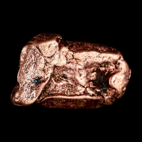 1.2" Solid Native Copper Polished Nugget Mineral Keweenaw Michigan