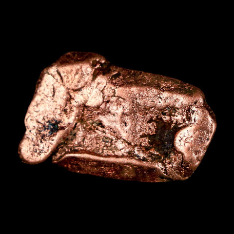 1.2" Solid Native Copper Polished Nugget Mineral Keweenaw Michigan