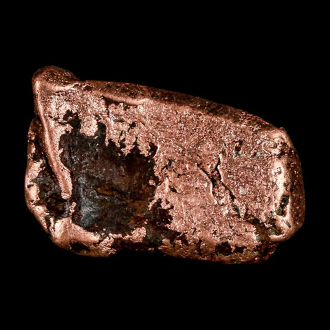 1.2" Solid Native Copper Polished Nugget Mineral Keweenaw Michigan