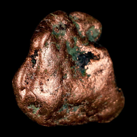 1.1" Solid Native Copper Polished Nugget Mineral Keweenaw Michigan