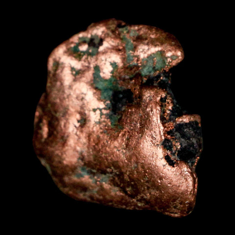 1.1" Solid Native Copper Polished Nugget Mineral Keweenaw Michigan