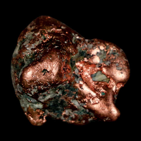 1" Solid Native Copper Polished Nugget Mineral Keweenaw Michigan