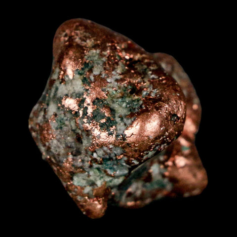 1" Solid Native Copper Polished Nugget Mineral Keweenaw Michigan