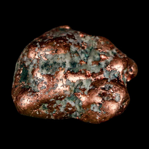 1" Solid Native Copper Polished Nugget Mineral Keweenaw Michigan