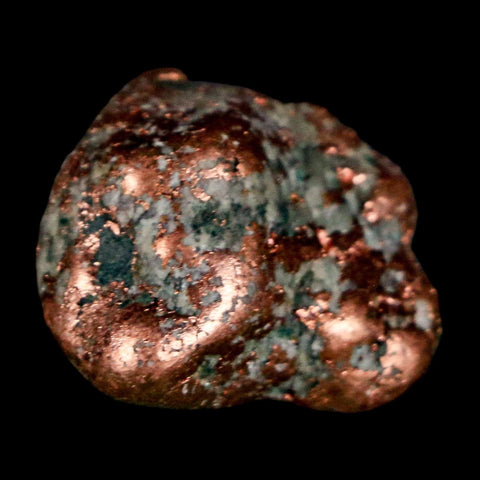1" Solid Native Copper Polished Nugget Mineral Keweenaw Michigan