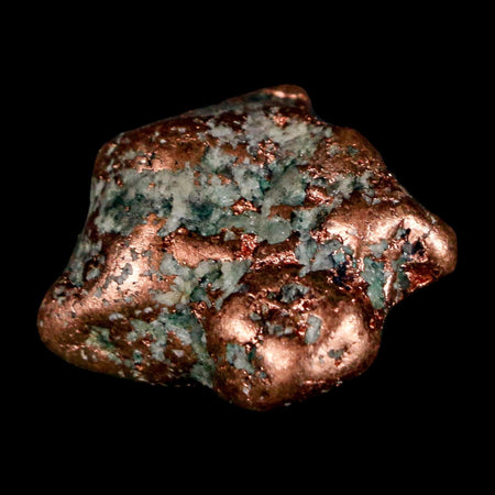 1" Solid Native Copper Polished Nugget Mineral Keweenaw Michigan