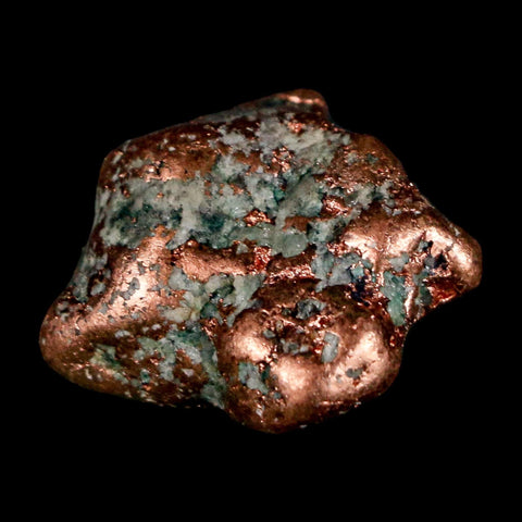 1" Solid Native Copper Polished Nugget Mineral Keweenaw Michigan
