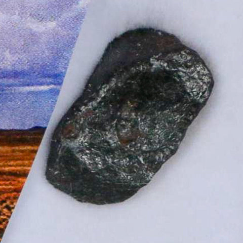 0.8" Gibeon Meteorite Specimen Namibia Africa Asteroid 16 Psyche 4.92 Grams Display - Fossil Age Minerals