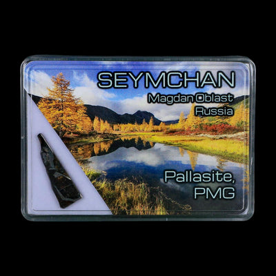 Seymchan Pallasite PMG Meteorite Specimen Magdanoblast Russia Display 1.30 Gram