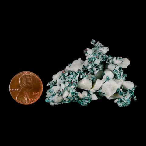 2" Rough Native Copper On Crystal Quartz Matrix Mineral Specimen Morocco - Fossil Age Minerals