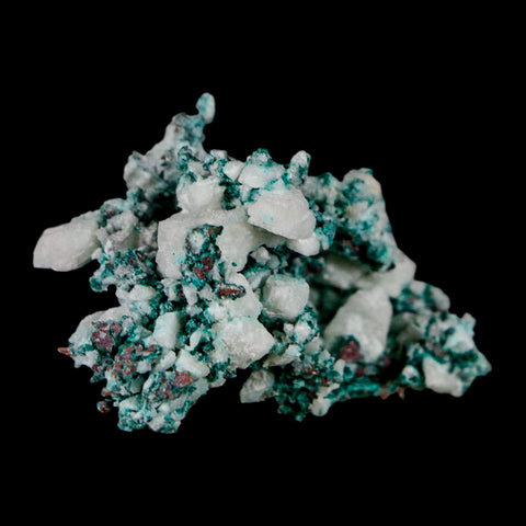 2" Rough Native Copper On Crystal Quartz Matrix Mineral Specimen Morocco - Fossil Age Minerals