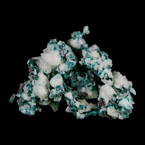 2" Rough Native Copper On Crystal Quartz Matrix Mineral Specimen Morocco - Fossil Age Minerals