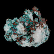 2" Rough Native Copper On Crystal Quartz Matrix Mineral Specimen Morocco