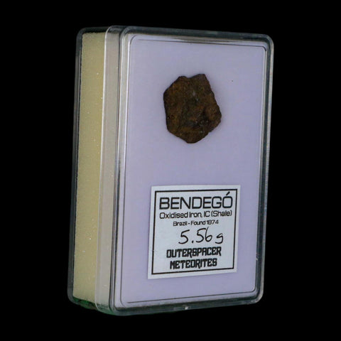 0.9" Bendego Meteorite Specimen Display Bendege Bahia Brazil 5.56 Grams - Fossil Age Minerals