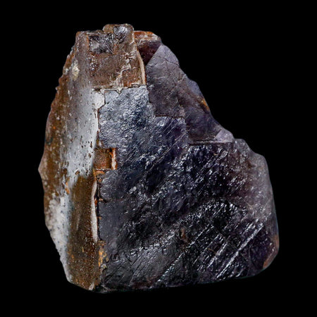 3.1" Purple Fluorite Crystal Cube Mineral Specimen Taourirt Morocco