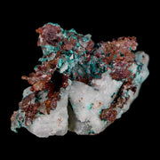 1.8" Rough Native Copper On Crystal Quartz Matrix Mineral Specimen Morocco