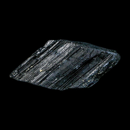 2.4" Natural Rough Black Tourmaline Mineral Crystal Specimen Schorl Brazil
