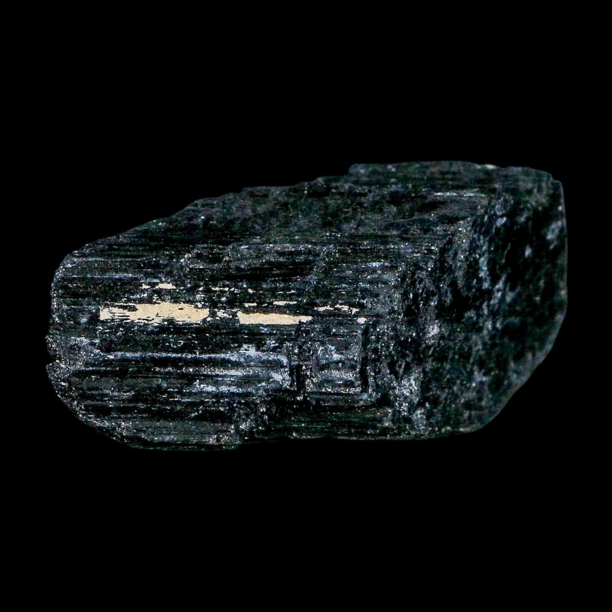 2.4" Natural Rough Black Tourmaline Mineral Crystal Specimen Schorl Brazil - Fossil Age Minerals