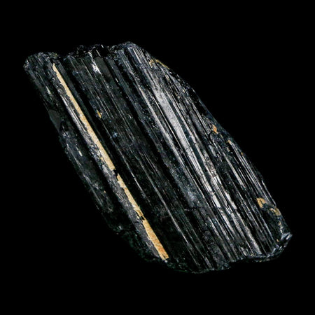 2.5" Natural Rough Black Tourmaline Mineral Crystal Specimen Schorl Brazil