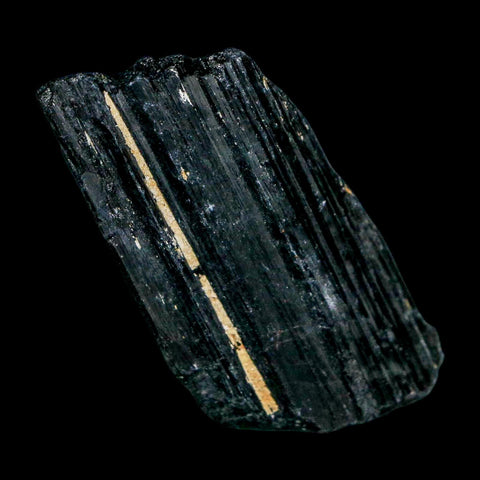 2.5" Natural Rough Black Tourmaline Mineral Crystal Specimen Schorl Brazil - Fossil Age Minerals