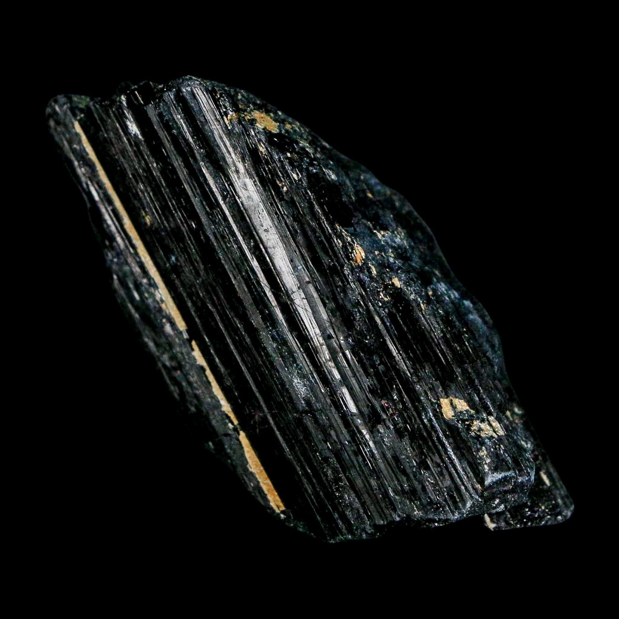 2.5" Natural Rough Black Tourmaline Mineral Crystal Specimen Schorl Brazil - Fossil Age Minerals