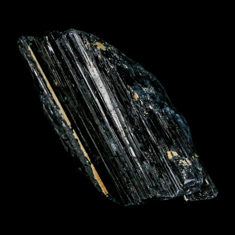 2.5" Natural Rough Black Tourmaline Mineral Crystal Specimen Schorl Brazil - Fossil Age Minerals
