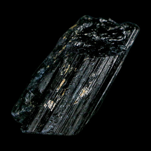 2.5" Natural Rough Black Tourmaline Mineral Crystal Specimen Schorl Brazil - Fossil Age Minerals