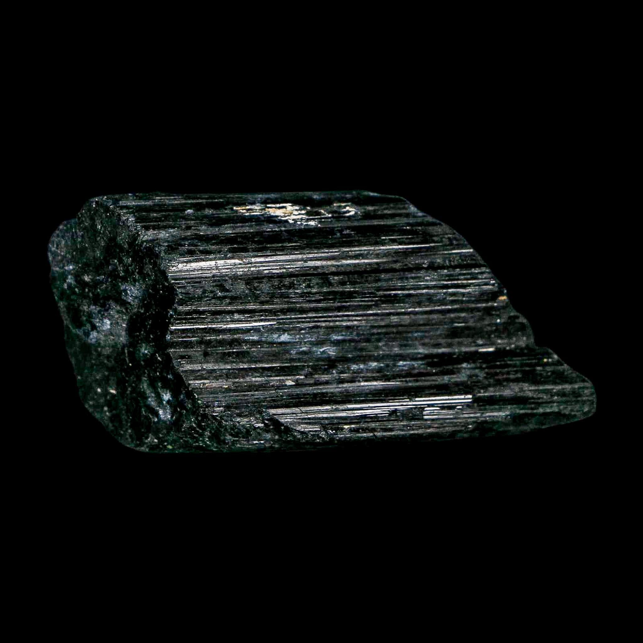 2.5" Natural Rough Black Tourmaline Mineral Crystal Specimen Schorl Brazil - Fossil Age Minerals