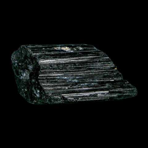 2.5" Natural Rough Black Tourmaline Mineral Crystal Specimen Schorl Brazil - Fossil Age Minerals