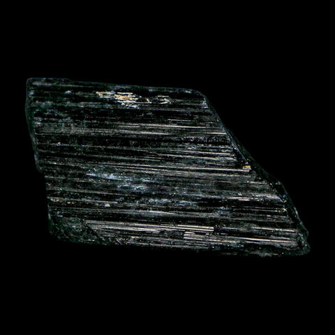 2.5" Natural Rough Black Tourmaline Mineral Crystal Specimen Schorl Brazil - Fossil Age Minerals