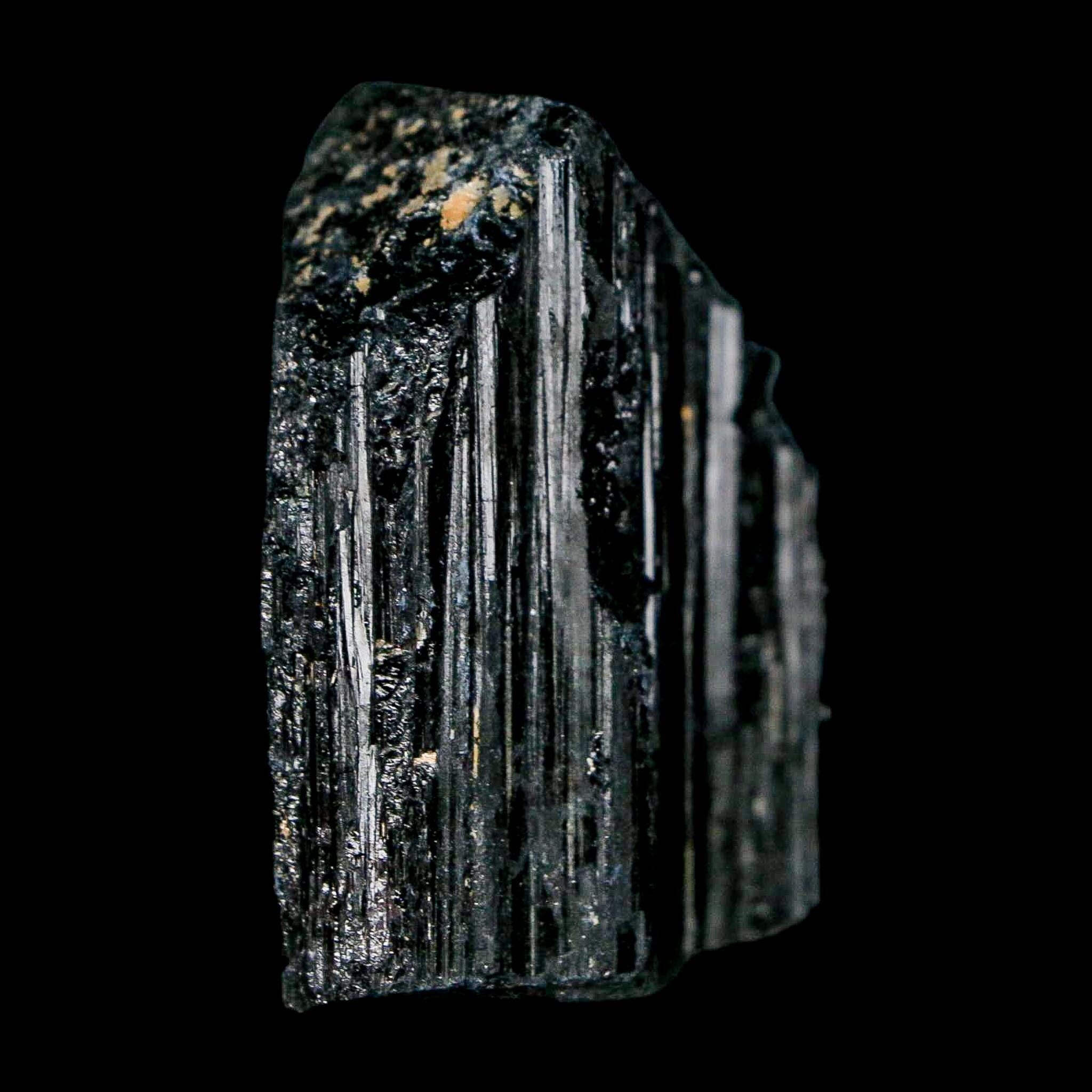 1.8" Natural Rough Black Tourmaline Mineral Crystal Specimen Schorl Brazil - Fossil Age Minerals